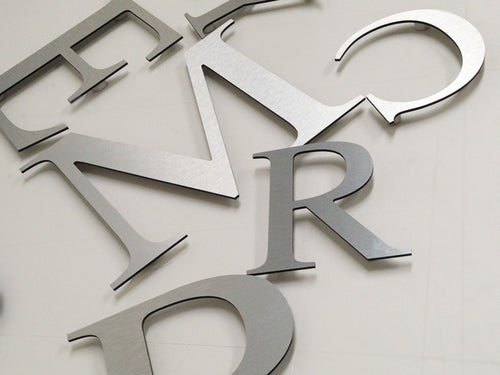 Aluminum Letters