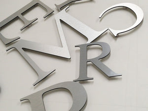 Aluminum Letters