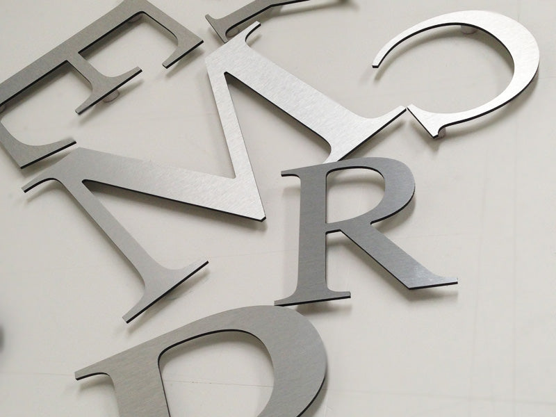 Aluminum Letters