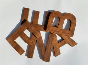 Wood Letters